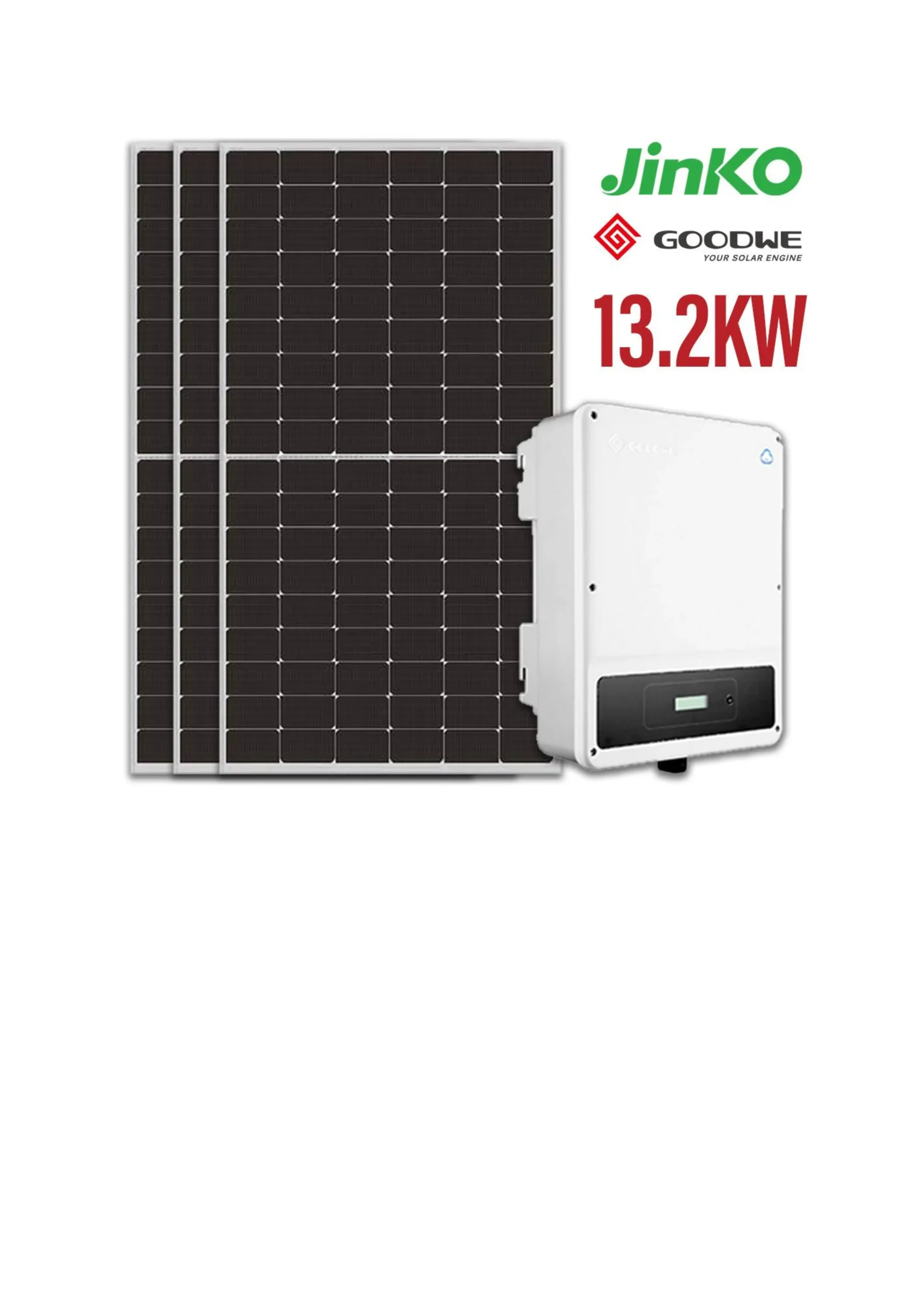 Jinko and Goodwe 13.2kw